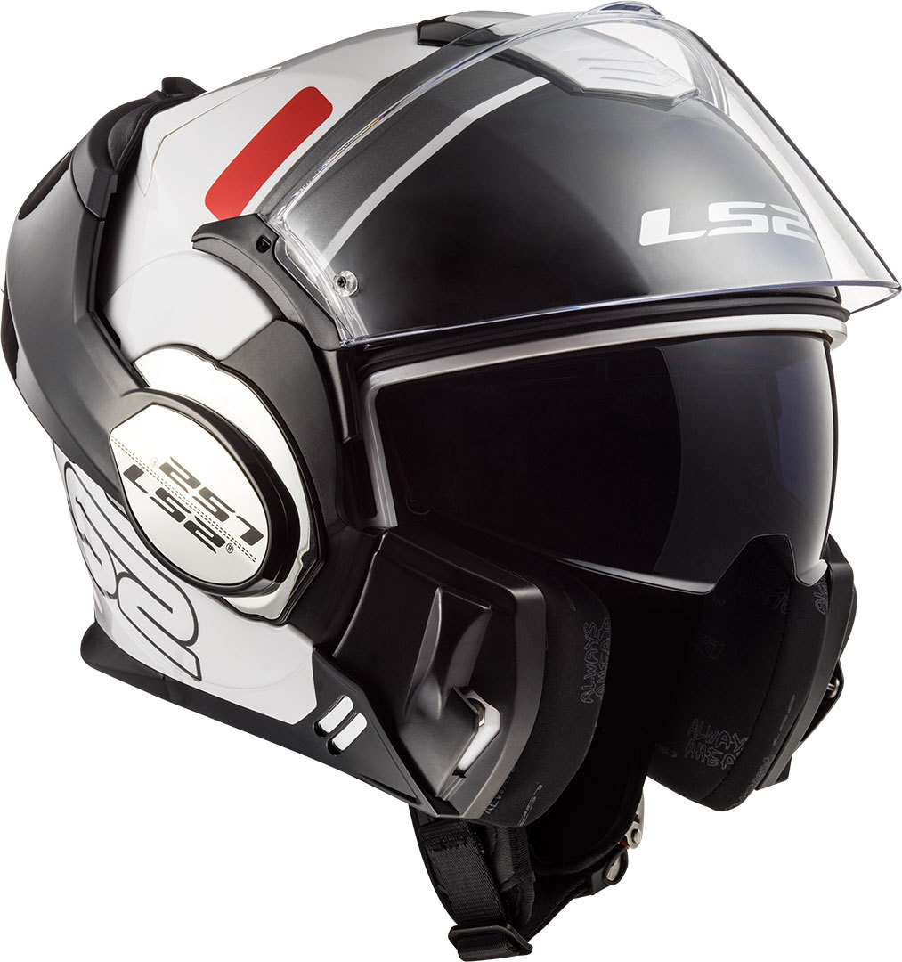 titanio S LS2 Casco de moto FF399 VALIANT PROX negro mate