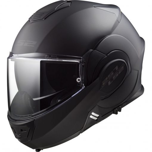 Casco LS2 VALIANT NOIR Modular. Casco De Moto Abatible Negro Mate.