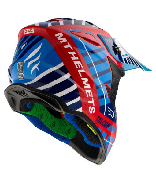 Casco MT FALCON ENERGY B5 GLOSS PEARL RED Off Road